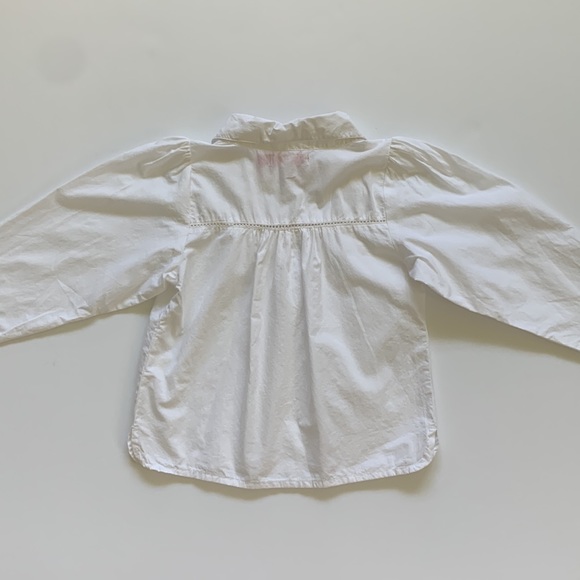 Pink Chicken White Blouse 4Y - Picture 9 of 12